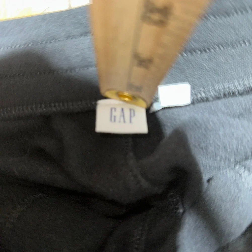 Gap Sweatpants Men's Small Black Cotton Drawstring Waist Tapered leg‎ Athletic
